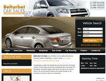 Tablet Screenshot of belturbetcarsales.ie
